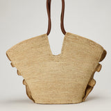 Zimmermann Goldentime medium ruffle tote