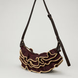 Zimmermann Goldentime ruffle shoulder bag
