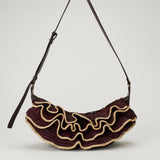 Zimmermann Goldentime ruffle shoulder bag