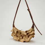 Zimmermann Goldentime ruffle shoulder bag