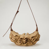 Zimmermann Goldentime ruffle shoulder bag
