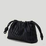 Loewe Flamenco pleated leather shoulder bag