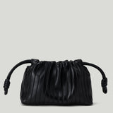 Loewe Flamenco pleated leather shoulder bag