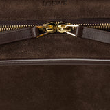 Loewe Amazona 180 medium suede tote bag