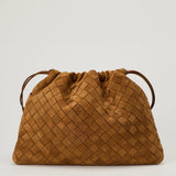 Bottega Veneta Dustbag Intrecciato leather pouch