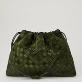 Bottega Veneta Dustbag Intrecciato suede pouch