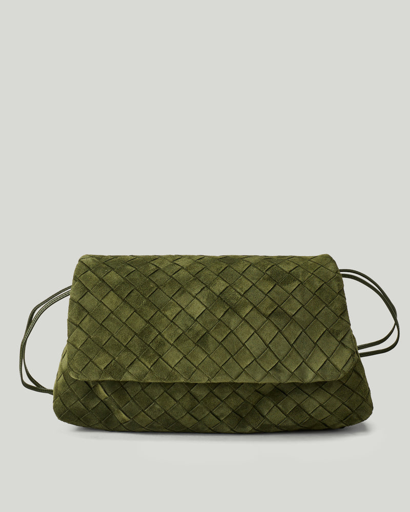 Bottega Veneta Giorno tweed shoulder bag