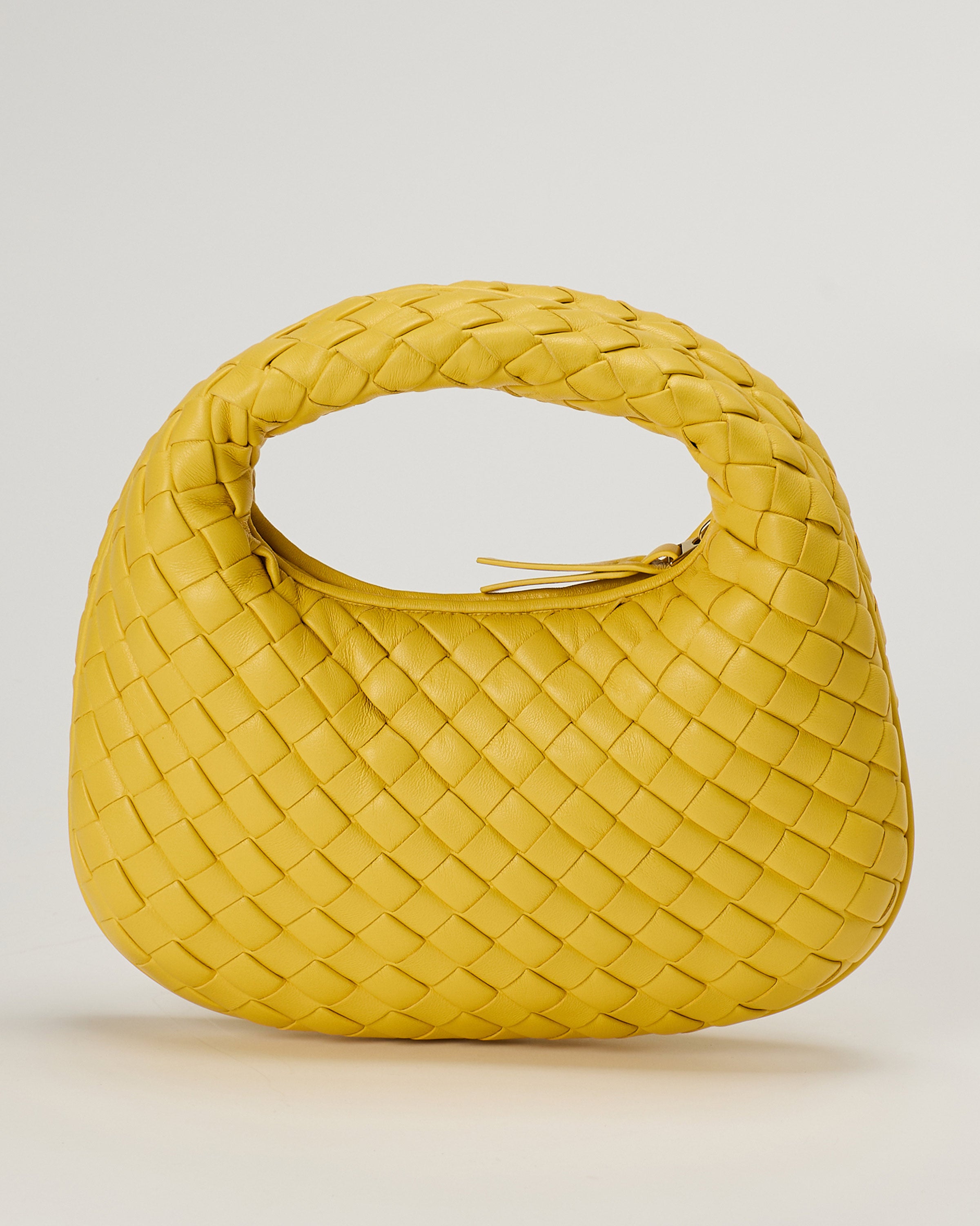 Bottega Veneta Baby Veneta leather top-handle bag – Luisa World