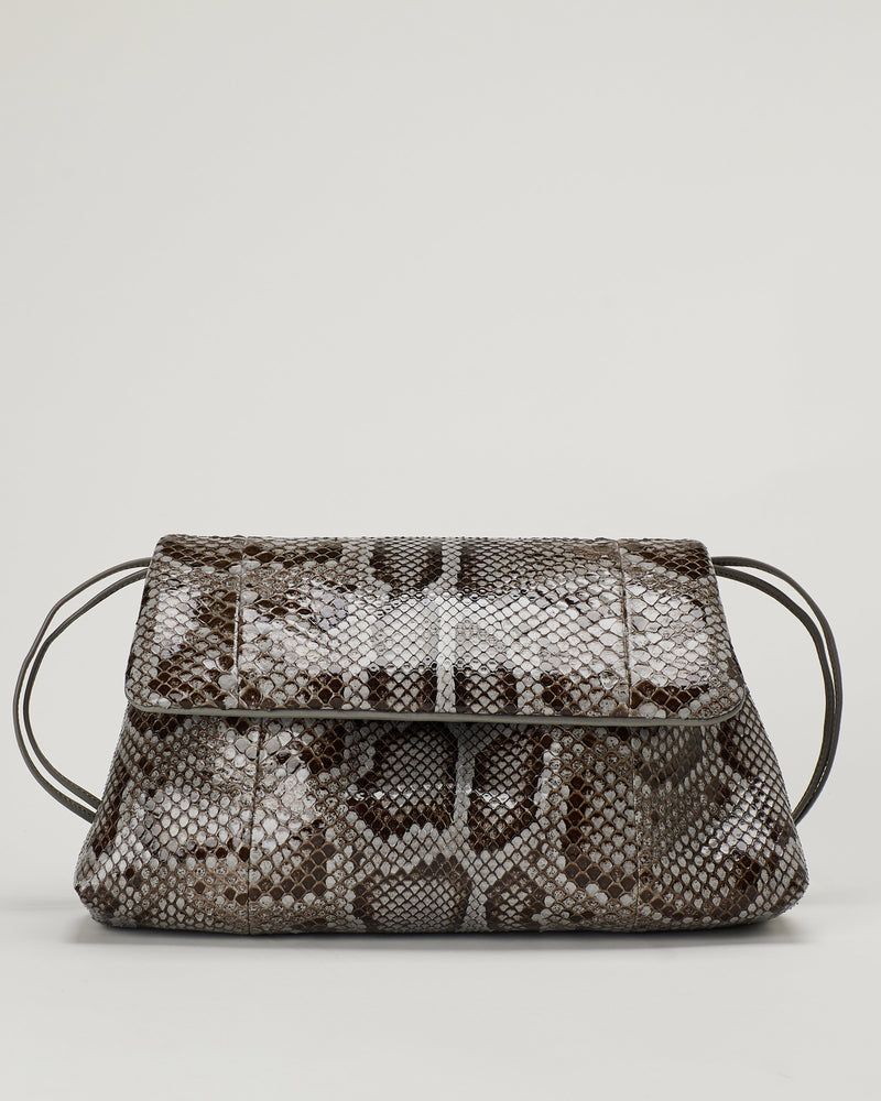 Bottega Veneta Gloss python and nappa leather bag