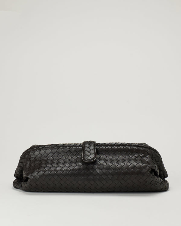 Bottega Veneta Lauren 1979 intrecciato leather clutch