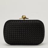Bottega Veneta Knot Intrecciato leather clutch