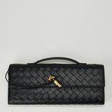 Bottega Veneta Andiamo Intrecciato leather clutch