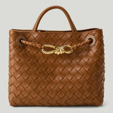 Bottega Veneta Small Andiamo Intrecciato leather top-handle bag