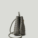 Bottega Veneta Andiamo small intrecciato leather top-handle bag