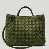 Bottega Veneta Andiamo small tweed top-handle bag