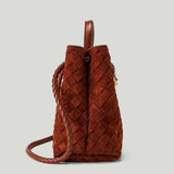 Bottega Veneta Andiamo small tweed top-handle bag