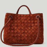 Bottega Veneta Andiamo small tweed top-handle bag