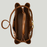 Bottega Veneta Andiamo tweed top-handle bag