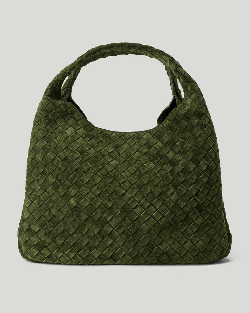 Bottega Veneta Campana large tweed shoulder bag
