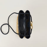 Bottega Veneta Andiamo small raffia bag