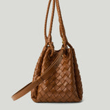 Bottega Veneta Parachute Intrecciato leather shoulder bag