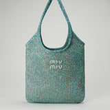 Miu Miu Ivy sequin mesh bag