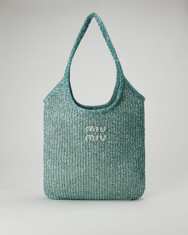 Miu Miu Ivy sequin mesh bag