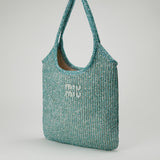 Miu Miu Ivy sequin mesh bag