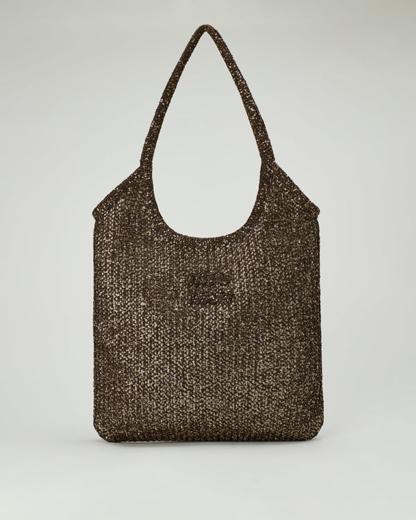 Miu Miu Ivy sequined mesh shopper bag