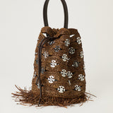 Rabanne Raffia bucket bag