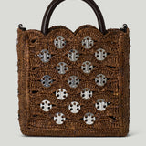 Rabanne Raffia bucket bag