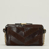 Valentino Garavani Panthea small leather and suede shoulder bag