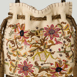 Valentino Garavani Embroidered fringed bag
