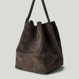 TOTEME Belted suede tote bag