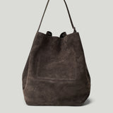 TOTEME Belted suede tote bag