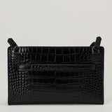 Toteme Belted crocodile-embossed crossbody bag
