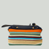 Fendi By The Way Soft medium raffia crochet bag