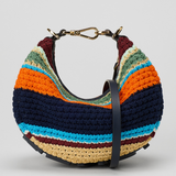 Fendi Fendigraphy mini raffia crochet bag