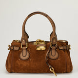 Chloé Paddington suede shoulder bag