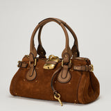 Chloé Paddington suede shoulder bag