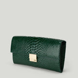 Tom Ford Jean Small snake-effect leather clutch