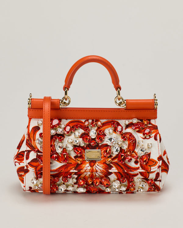 Dolce & Gabbana Sicily mini handbag with bezels