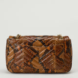 Gucci GG Marmont python medium shoulder bag