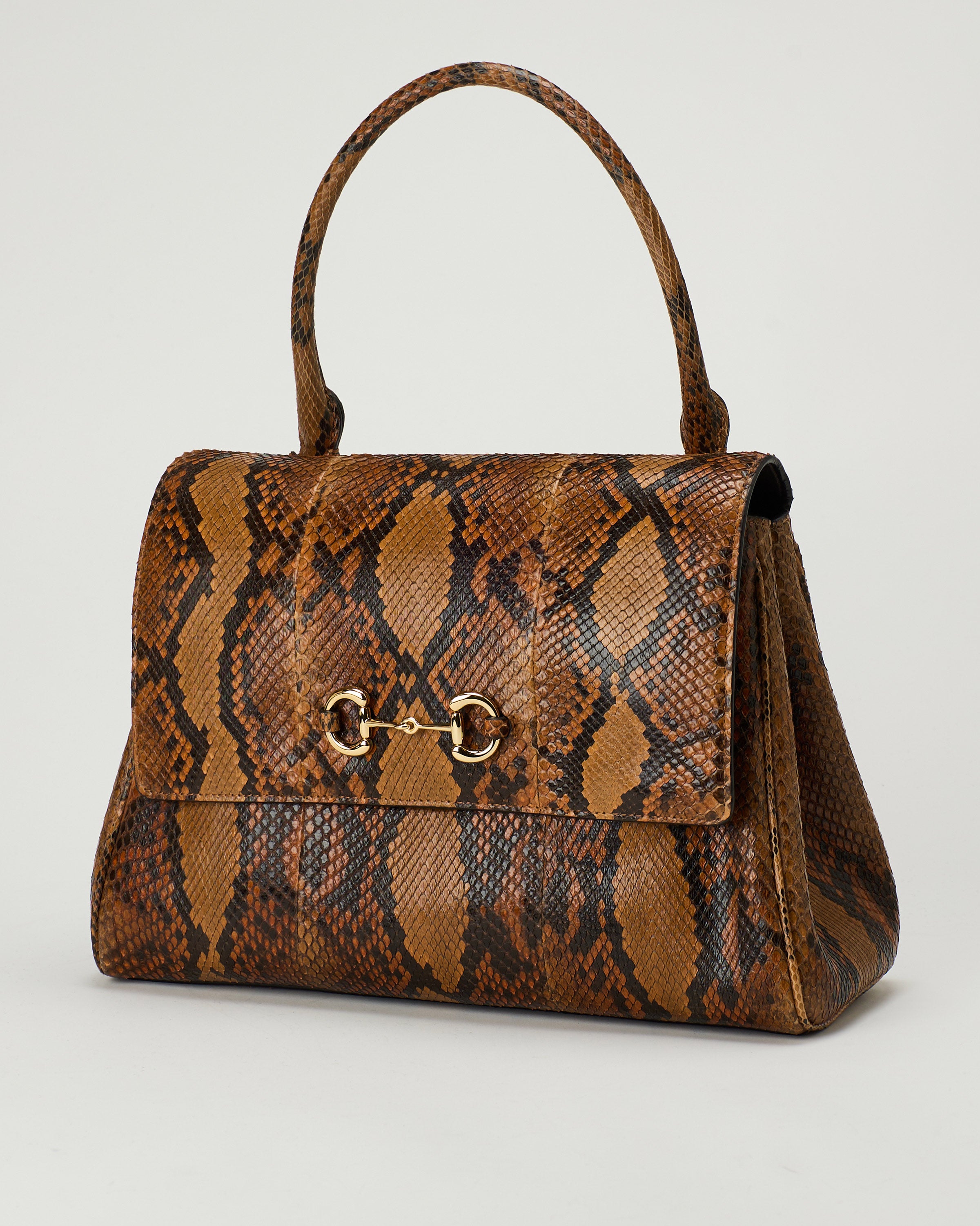 P*o様 CTHY LUXURY MATERIAL NANO BAG by GU Gucci Paparazzo python medium top handle bag – Luisa World