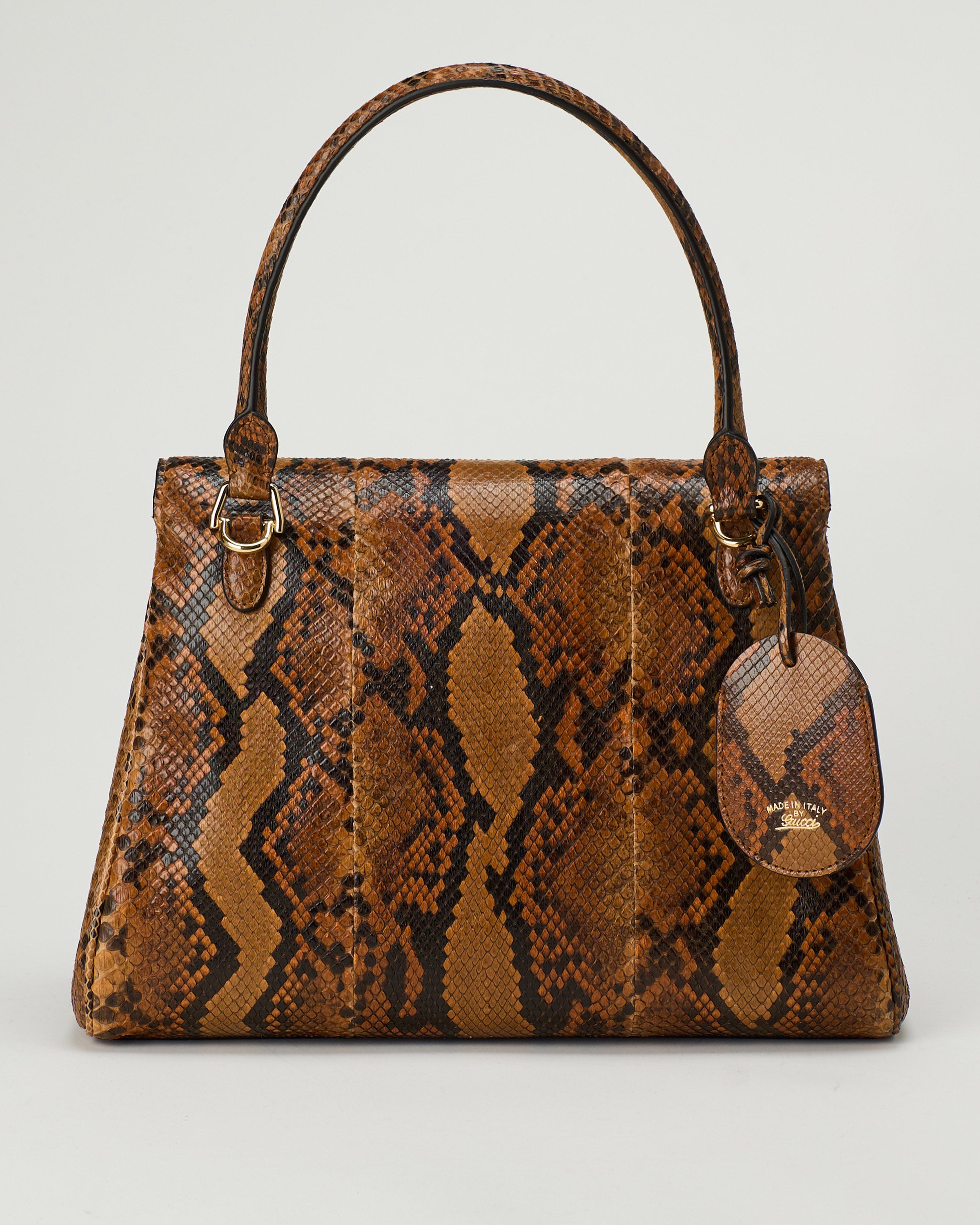 P*o様 CTHY LUXURY MATERIAL NANO BAG by GU Gucci Paparazzo python medium top handle bag – Luisa World