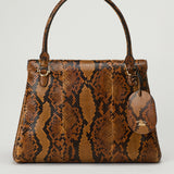 Gucci Paparazzo python medium top handle bag