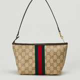 Gucci Small pouch with strap and web