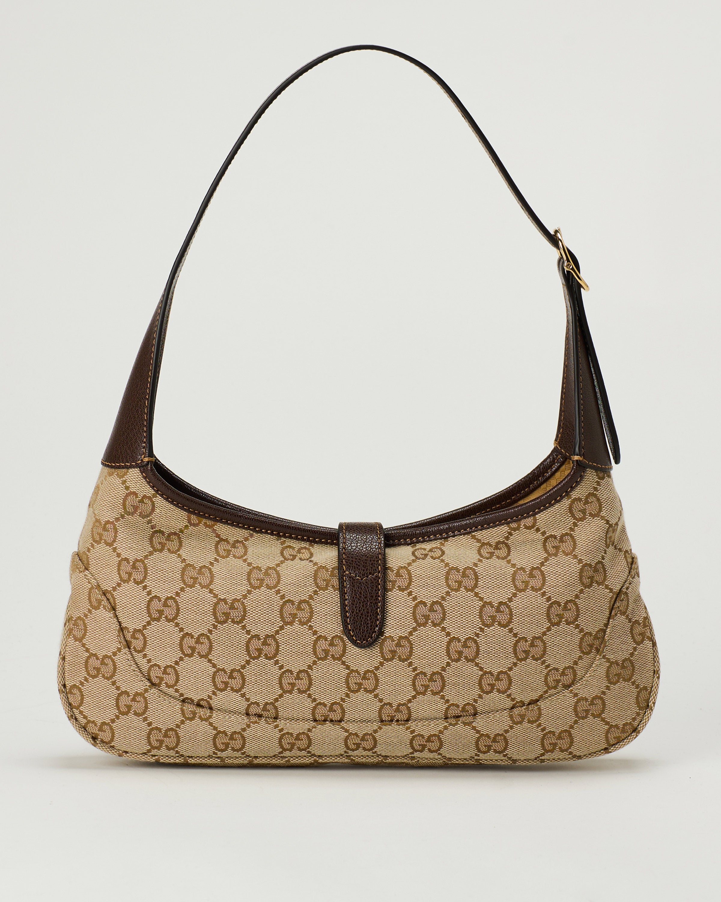 極美品✨　GUCCI Jackie GG Canvas Shoulder Bag Gucci Jackie Slim medium shoulder bag – Luisa World
