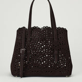 Alaïa Mina 25 nubuck bag