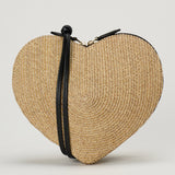 Alaïa Le Coeur paper straw bag